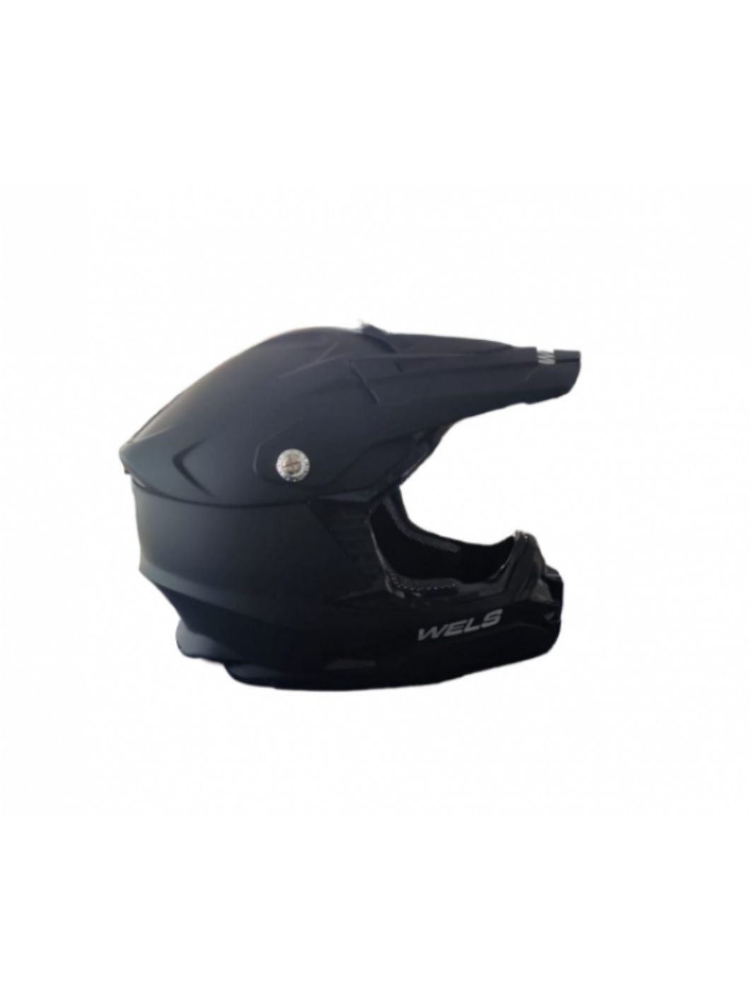 Шлем кроссовый WELS 819-5 черный матовый М