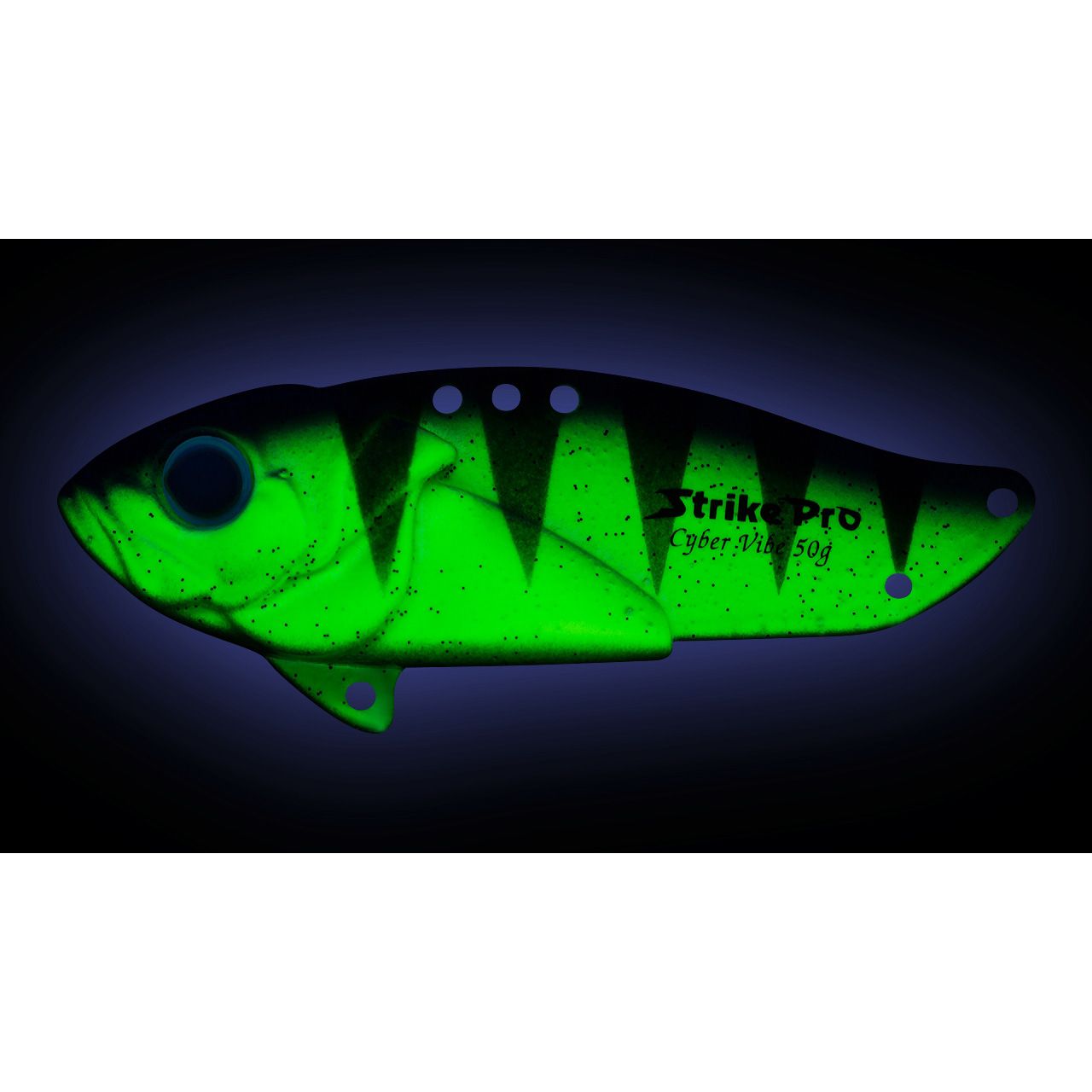 Блесна-цикада Strike Pro Cyber Vibe 45,  45 мм,  9, 1 гр,  цвет: Glowing Blue Lemon,  светящийся,  (JG-005C#A172FL)