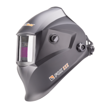 Маска сварочная хамелеон (90*35мм,  питание: солн. батарея + литиевый элемент) FOX 3 "черная" FoxWeld (8724)