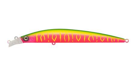 Воблер Минноу Strike Pro Top Water Minnow 110,  110 мм,  10, 5 гр,  Загл. 0, 2м.-0, 7м.,  Плавающий,  цвет: A230S Watermelon Mat Tiger,  (JL-166F#A230S)