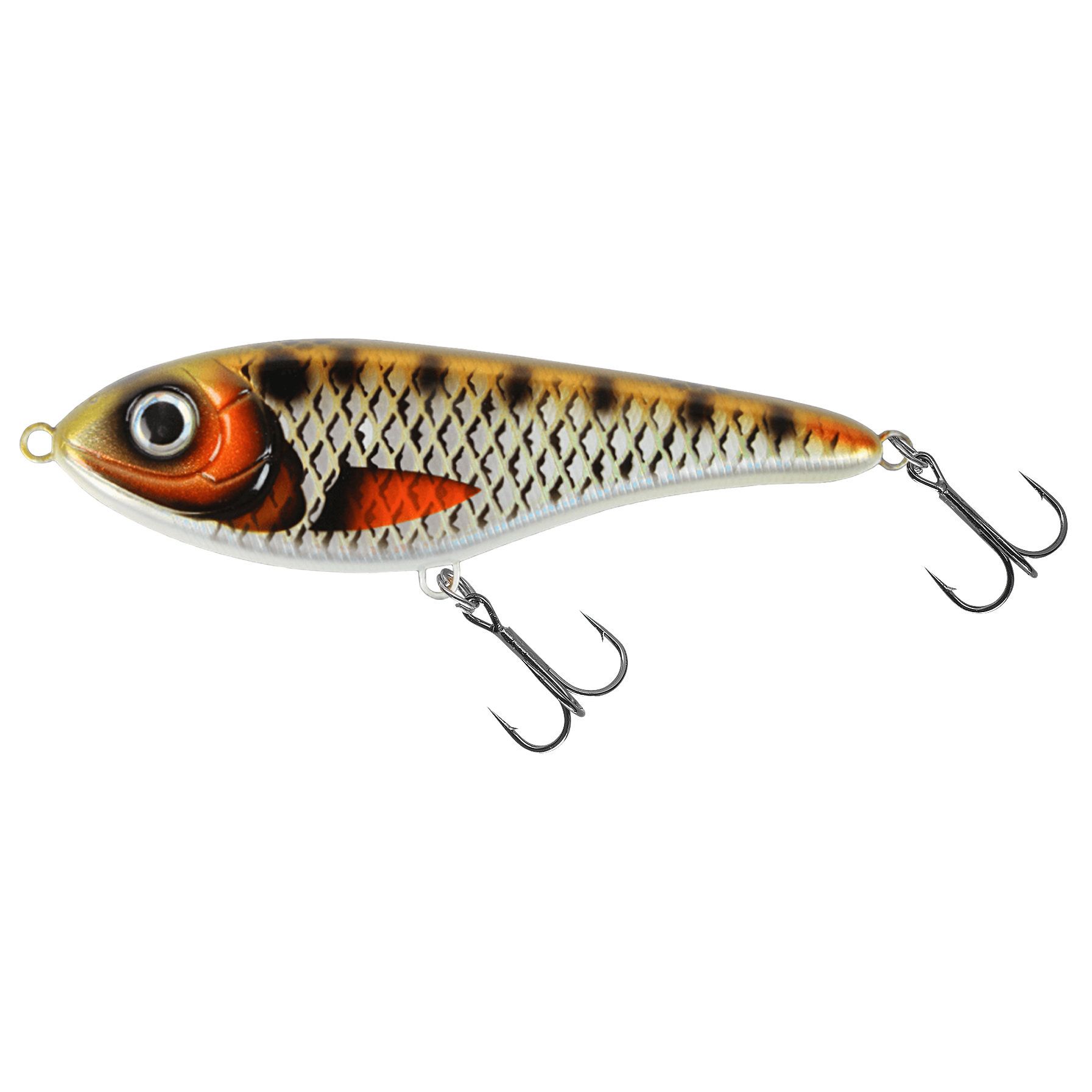Воблер Джеркбейт Strike Pro Buster Jerk Sinking,  150 мм,  75 гр,  Загл. 0, 5м.-4, 0м.,  Тонущий,  цвет: CWC007 Golden Ridgeback,  CWC,  (EG-048#CWC007)
