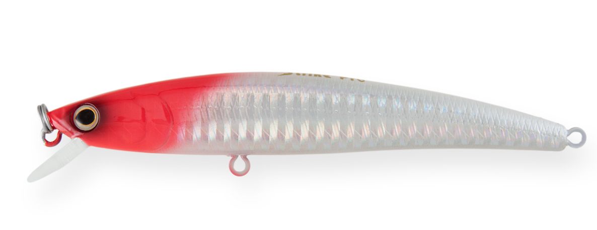 Воблер Минноу Strike Pro Arc Minnow 105SP,  105 мм,  11, 5 гр,  Загл. 0, 6м.-1, 2м.,  Нейтральный,  цвет: 022PPP-713 Redhead Silver,  (JL-092-SP#022PPP-713)
