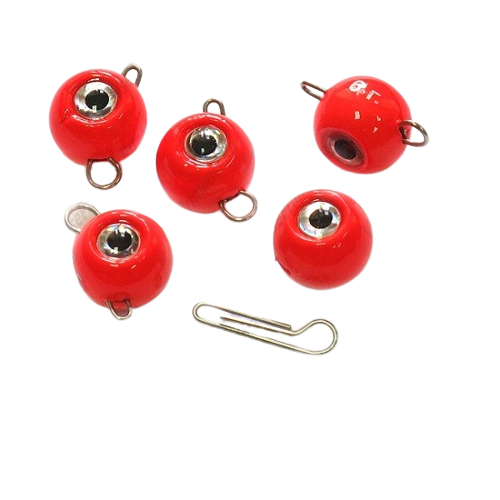 Груз Чебурашка разб. краш. Strike Pro "ШАР 3D EYE" 20 гр.,  цвет 01- красный,  5 шт/уп RPS-EYE-20#RED