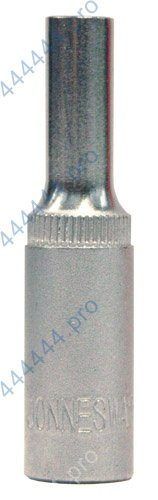 Головка торцевая 1/4" 6-гранная 4.5мм удлиненная JONNESWAY S04HD21045