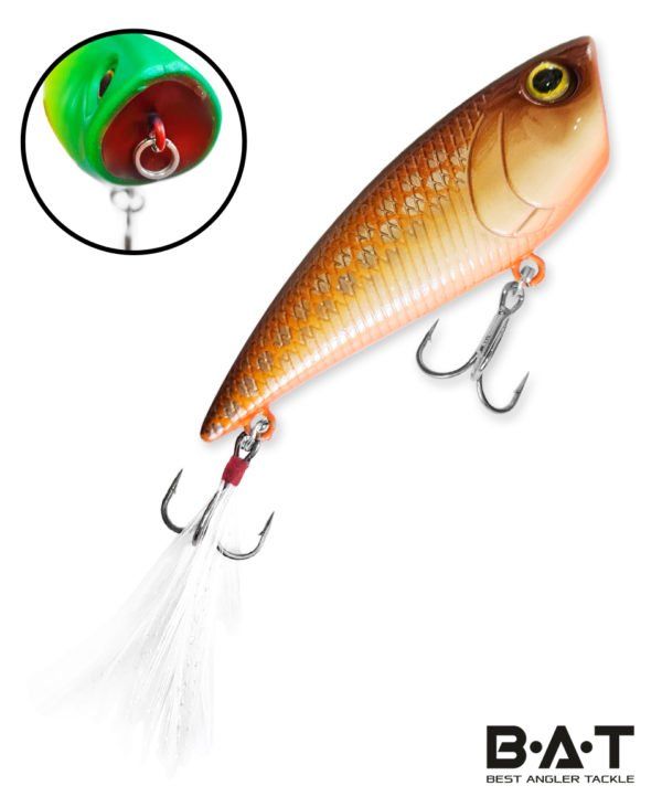Воблер BAT Crow Pop ВТ059 (70 mm.; 7 g.; TopWater) # CS19