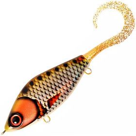 Воблер Джеркбейт Strike Pro Guppie Downsize Sinking,  90 мм,  35, 7 гр,  Загл. 0, 5м.-1, 5м.,  Тонущий,  цвет: CWC007 Golden Ridgeback,  CWC,  (EG-208B#CWC007)