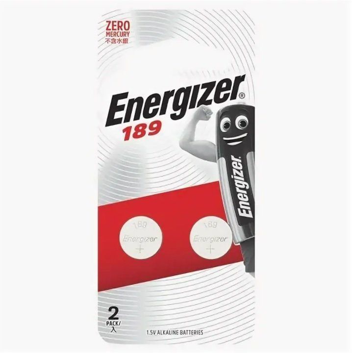 Батарейка G10 LR1130 LR54 189 (2шт) Energizer E301536700