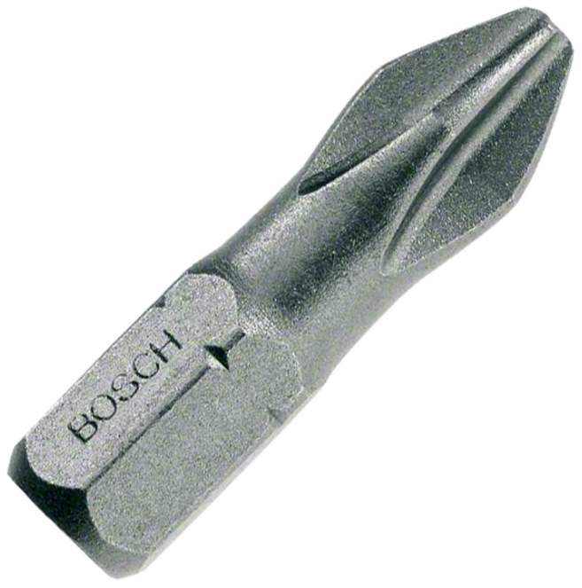 Бита PH1*25мм 1/4" (1шт.) BOSCH 2607001510