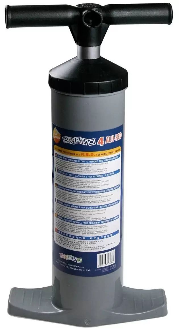 Насос ручной BRAVO 4 ALU RED (двойного действия)