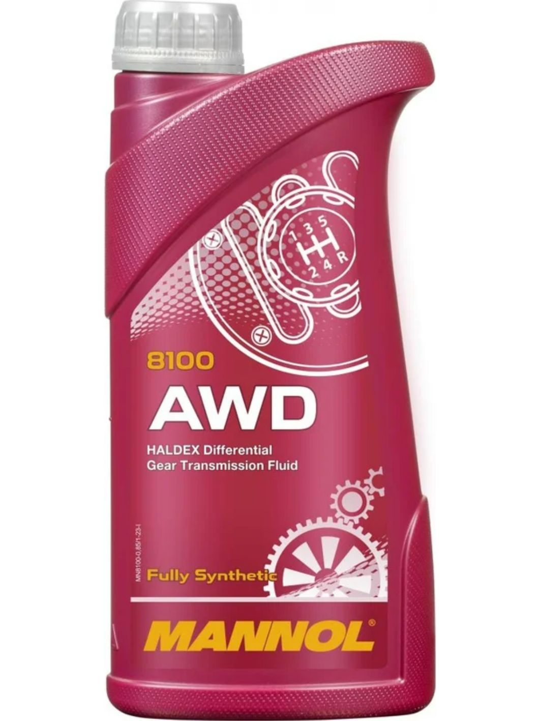 MANNOL AWD Getriebeoel 8100 Haldex 0.85л синтетическое трансмиссионное масло
