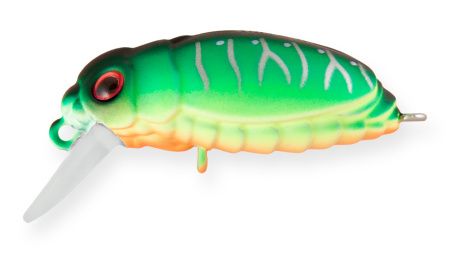 Воблер Крэнк Strike Pro Beetle Buster 40,  40 мм,  5, 7 гр,  Загл. 0, 2м.-0, 7м.,  Плавающий,  цвет: A180S,  (EG-174F#655G)