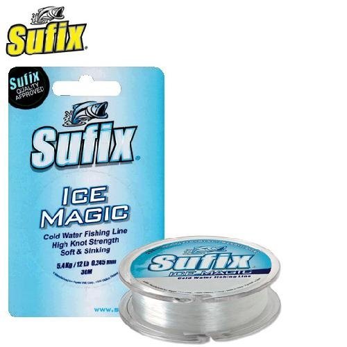 Леска зимняя Sufix Ice Magic прозрачная (блистер) 30м 0, 30мм 7, 7 кг.
