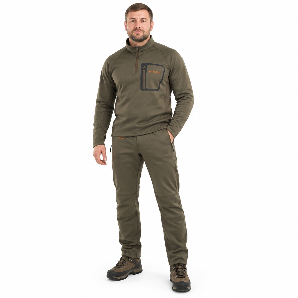 Костюм мужской "Scout",  softshell,  оливковый/olive (56-58/182) м