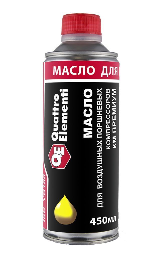 Масло для компрессоров 450мл QUATTRO ELEMENTI (771-480)