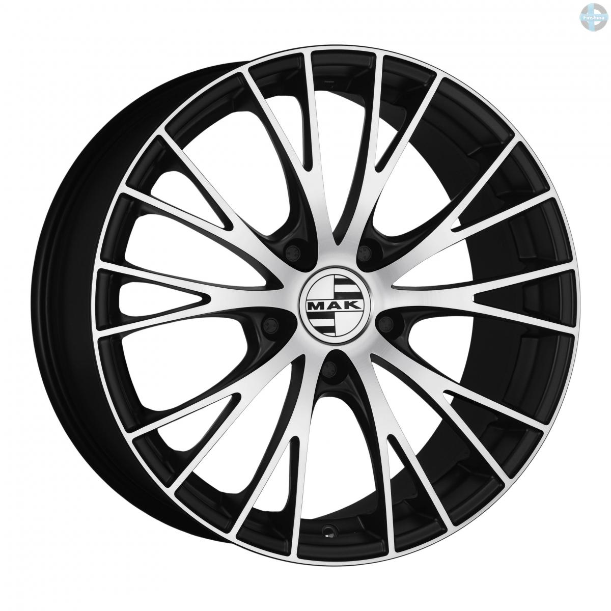 MAK Rennen 11, 0x19 5/130 ET65 d-71, 6 Ice Black (F1190NNIB65KY4)