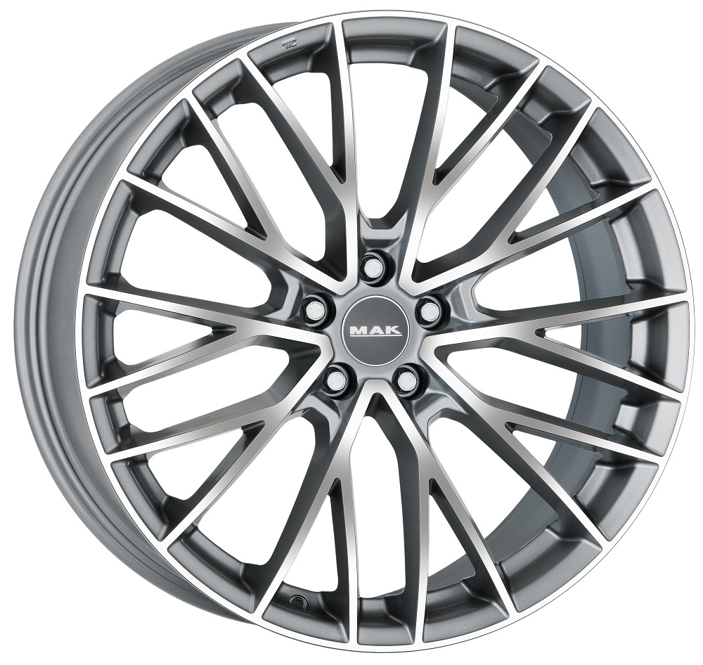 MAK Speciale 9, 0х21 5/112 ET25 d-66, 45 Graphite Mirror Face (F9021ECHM25WSX)