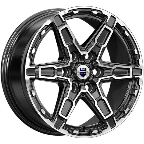 КиК Дистрикт (КС1159) 8, 0x18 6/114, 3 ET25 d-66, 1 алмаз чёрный (Арт.83756)