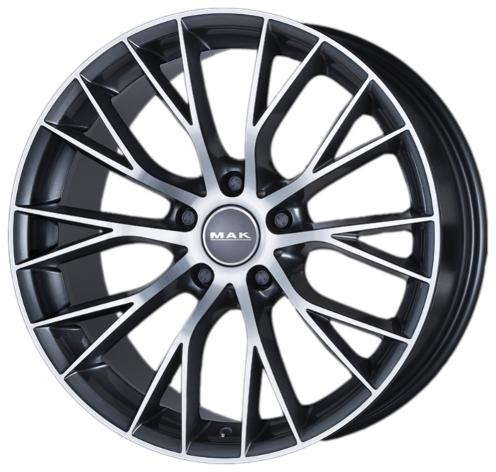MAK Munchen 8, 5x20 5/120 ET38 d-72, 6 Gunmetal Mirror Face (F8520MUQM38IB)