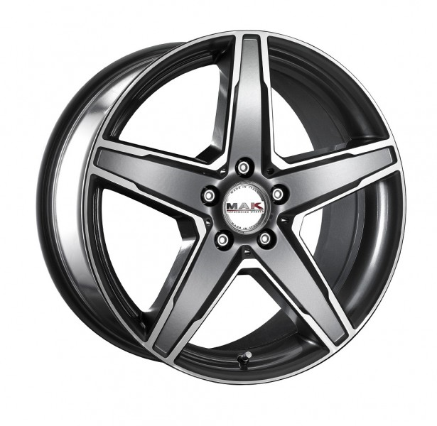 MAK Stern 8, 5x19 5/112 ET45 d-66, 6 Gunmetal Mirror Face (F8590SRQ45WS3X)