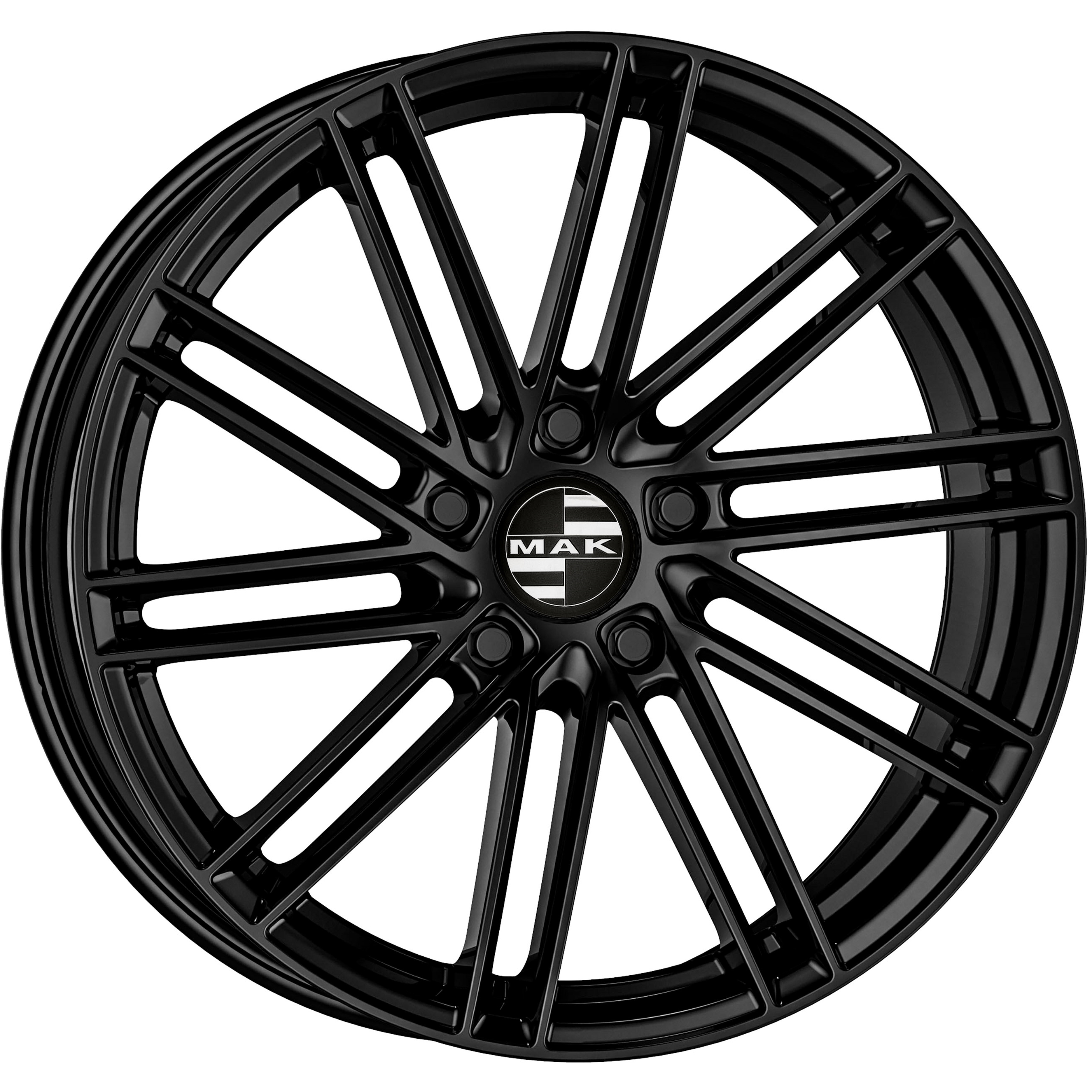 MAK Leipzig-D 10, 5x20 5/130 ET64 d-71, 6 Gloss Black (F0520LZGB64KY5)