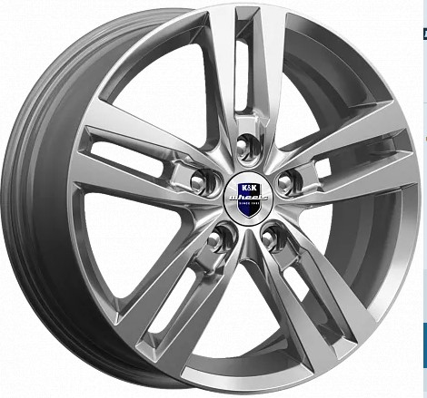 КиК Rassvet (КС868) 6, 5x16 5/108 ET50 d-63, 35 дарк платинум (Арт.77299)