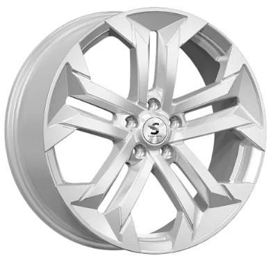 КиК КР015 (Geely Tugella) 7, 5x19 5/108 ET46 d-63, 35 Elite Silver (Арт.76945)