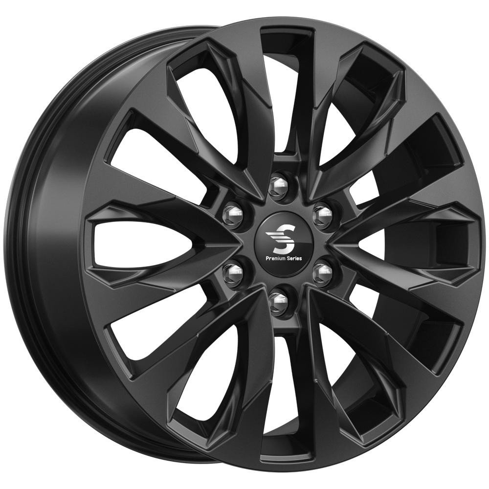 КиК КР007 (Haval H9) 8, 0x20 6/139, 7 ET42 d-75, 1 Fury Black (Арт.78988)