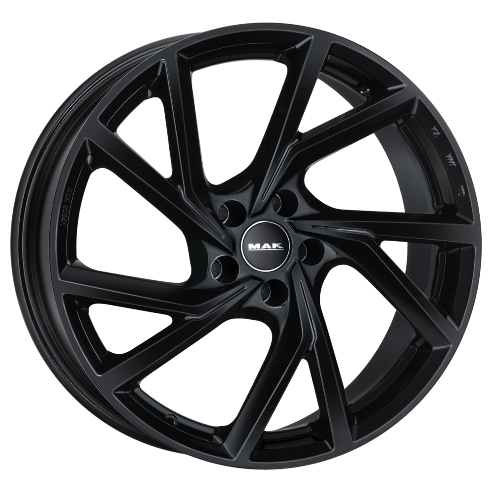 MAK Kassel 8, 0x18 5/108 ET45 d-72 Gloss Black (F8080KAGB45GG3)
