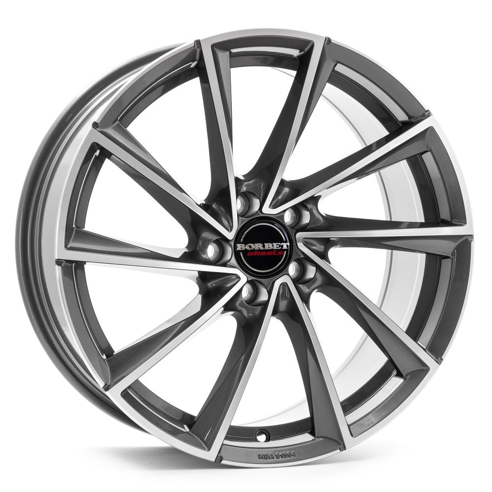 Borbet VTX 8, 5x19 5/112 ET20 d-66, 5 Graphite Polished (496261)