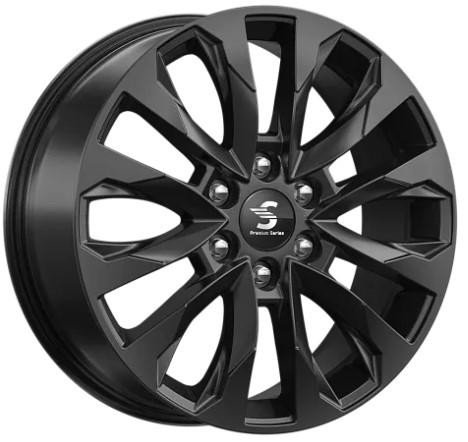 КиК КР007 (Pajero Sport) 8, 0x20 6/139, 7 ET38 d-67, 1 Fury Black (Арт.78987)