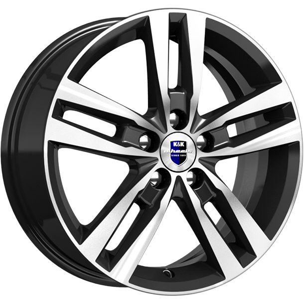 КиК Rassvet (КС868) 6, 5x16 5х100 ET38 d-67, 1 алмаз чёрный (Арт.74681SK)