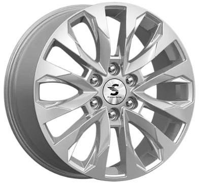 КиК КР007 (Land Cruiser 300) 8, 0x20 6/139, 7 ET60 d-95, 1 Elite Silver (Арт.78992)