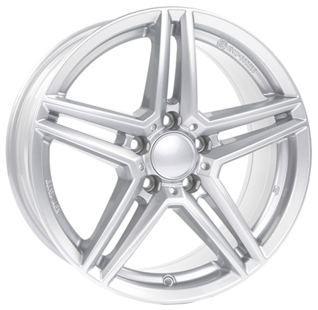 Alutec M10X 8, 5x20 5/112 ET29 d-66, 5 Polar Silver (M10X-852029M11-0) For OEM Cap