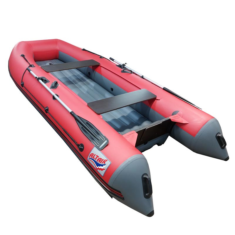Лодка ПВХ ALTAIR HD-360 НДНД Красно-серая