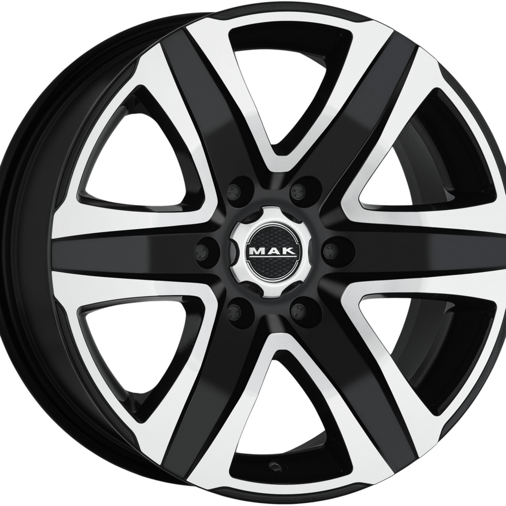 MAK Stone 6 8, 0x18 6/139, 7 ET15 d-106, 1 Black Mirror (F80806TBM15VH2X)
