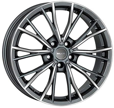 MAK Mark 8, 0x17 5/120 ET53 d-72, 6 Gunmetal Mirror Face (F8070MKQM53I8BX)