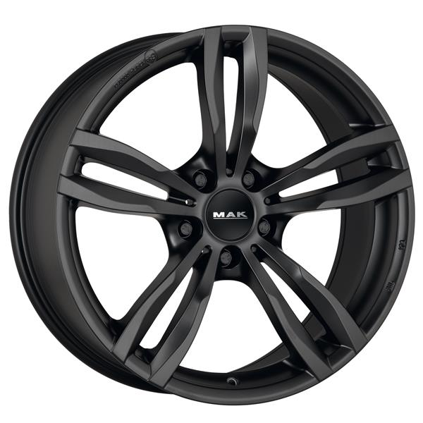 MAK Luft 8, 0x19 5/120 ET30 d-72, 6 Matt Black (F8090LFMB30I2BX)