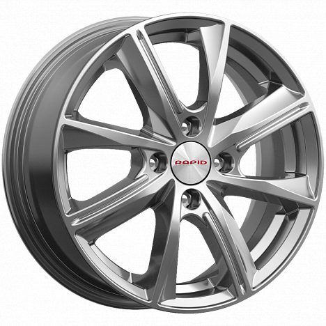 КиК Арнар (КС890) 6, 0x15 4/100 ET46 d-54, 1 дарк платинум (Арт.r77160) Оригинал