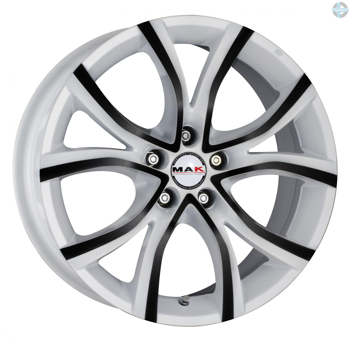 MAK Nitro 5 7, 5x17 5/112 ET42 d-76 Anod WB (F7570NIWB42VK) White