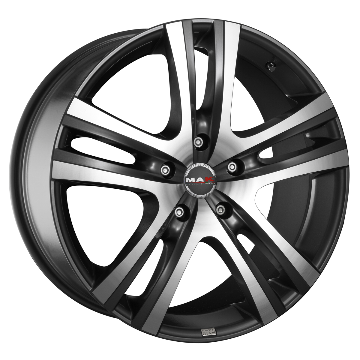 MAK Aria 8, 0x18 5/114, 3 ET40 d-60, 1 Gunmetal Mirror Face (F8080ARQ40FP1X)