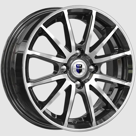 КиК Квант (КС960) 5, 5x14 4/100 ET40 d-56, 6 алмаз чёрный (Арт.76885)
