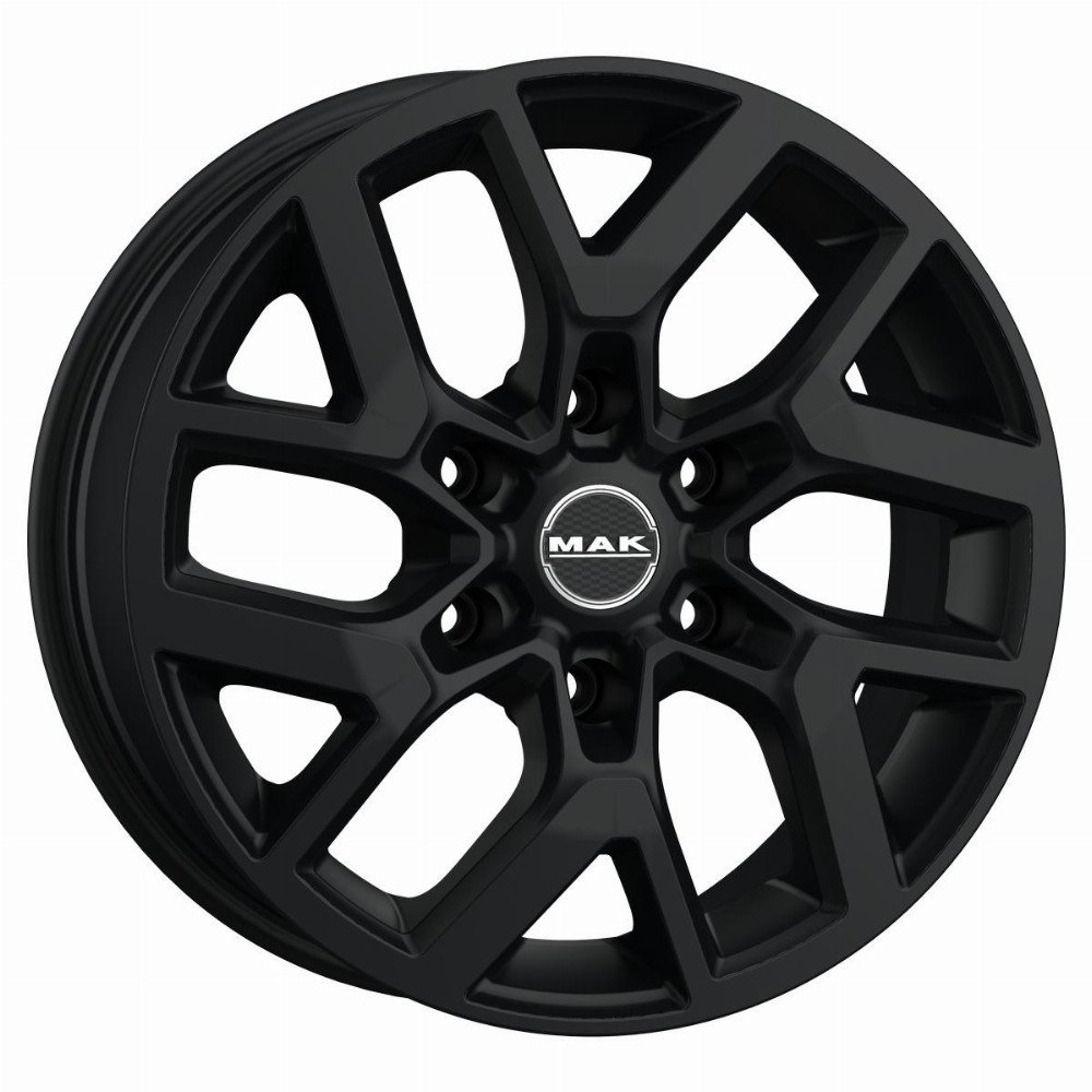 MAK Gravel 6, 5x16 6/130 ET62 d-84, 1 Matt Black (F6560GRMB62M5X)