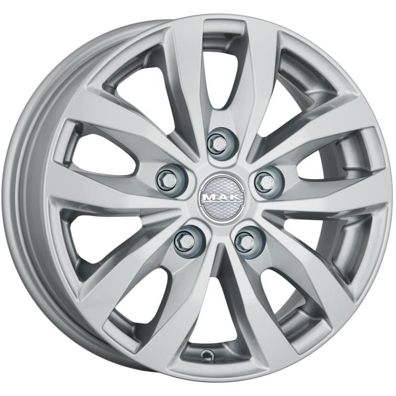 MAK Load 5 3 6, 5x15 5/160 ET58 d-65, 1 Silver (F65505D3SI58TGX)