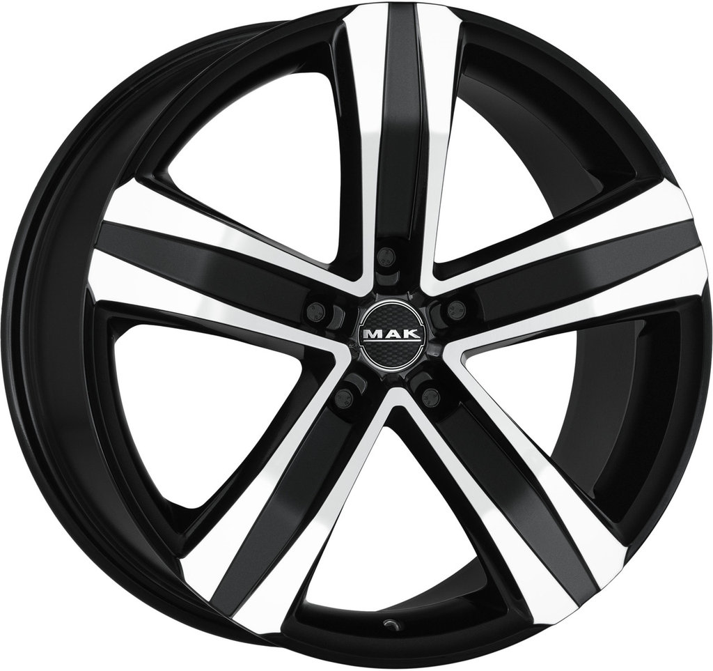 MAK Stone 5 3 6, 5x16 5/160 ET60 d-65, 1 Black Mirror (F65605T3BM60TG)