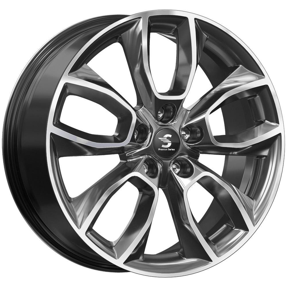 КиК КР001 (X-Trail T32) 7, 0x18 5/114, 3 ET45 d-66, 1 Diamond Gloss Graphite (Арт.77554)