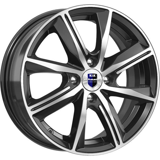 КиК Арнар (КС890) 6, 0x15 4/100 ET40 d-60, 1 алмаз чёрный (Арт.r75143SK) Оригинал