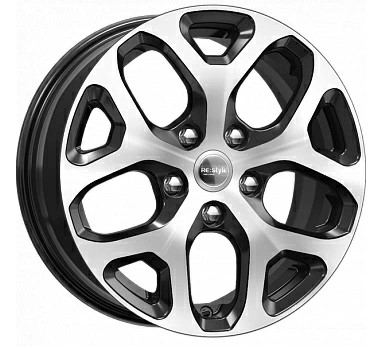 КиК КС869 (ZV 16_VW Passat) 6, 5x16 5/112 ET46 d-57, 1 алмаз чёрный (Арт.74772)